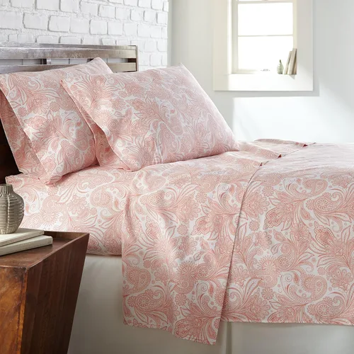 Vista 83 de Southshore Fine Living, Inc. Colección Winter Brush, juego de sábanas de 3 piezas para cama individual, sábana bajera con bolsillo profundo de 14