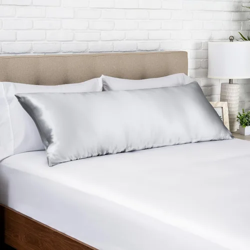 Vista 23 de Bare Home Funda de almohada 100% seda de morera para cabello y piel - Funda de almohada de seda ultra premium grado 6A 19 Momme - Cremallera oculta