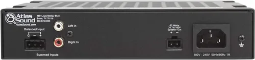 Vista 2 de Atlas Sound Amplificador 60W 70V