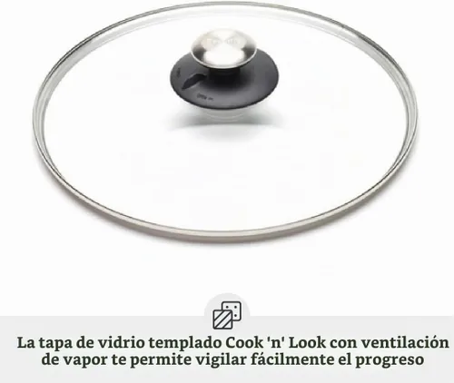 Vista 6 de Breville BEW600XL Hot Wok, 6 Cuartos, Acero Inoxidable Cepillado