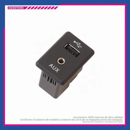 Vista 2 de OCESTORE 28023-4BA0B Audio Auxiliar Jack 280234BA0B Compatible con 370Z Altima Rogue Sport Frontier Xterra