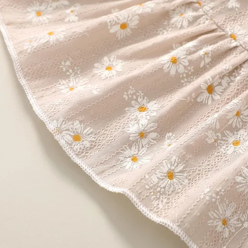 Vista 6 de Vestido de princesa sin mangas con diseño de arco iris para niños y niñas pequeñas