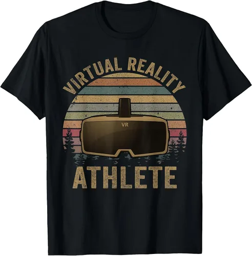 Vista 37 de Virtual Reality Athlete for VR Gamers Camiseta Asphalt Grey