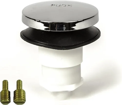Vista 10 de Tapón de drenaje universal para bañera/tina con toque de pulgar (punta de pulgar, accionado por pie) Incluye accesorios de 3/8" y 5/16