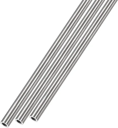Vista 33 de METALLIXITY Tubo de acero inoxidable 304 (0.079 in de diámetro x 0.006 in de pared T x 9.843 in de largo), 3 piezas, tubo recto - para muebles