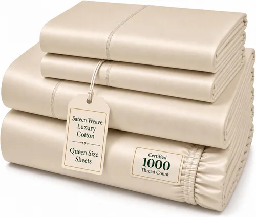 Vista 31 de CHATEAU HOME COLLECTION Juego de sábanas tamaño individual, sábanas de 1000 hilos tamaño individual de algodón, sábanas individuales de bolsillo 01