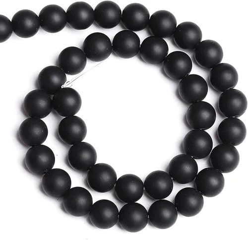 Vista 123 de 4MM 86 piezas Cuentas sueltas de piedra natural de amazonita calcedonia para hacer joyería DIY Pulsera Collar 1 hebra