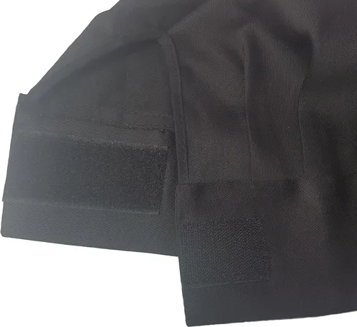 Vista 5 de Chef ObvioNegro Gorro De ChefVelcro ajustable FitAdulto (Negro)