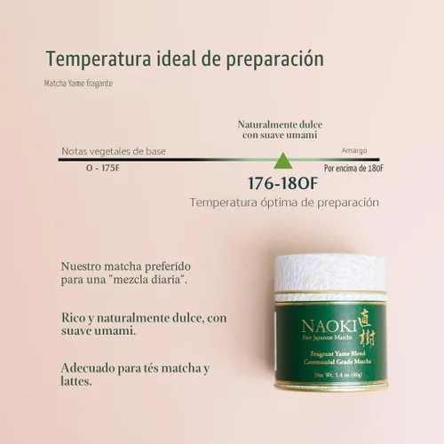 Vista 4 de Naoki Matcha Mezcla Fragante de Yame – Auténtico Polvo de Té Verde Matcha Japonés de Primera Cosecha de Grado Ceremonial de Yame, Fukuoka