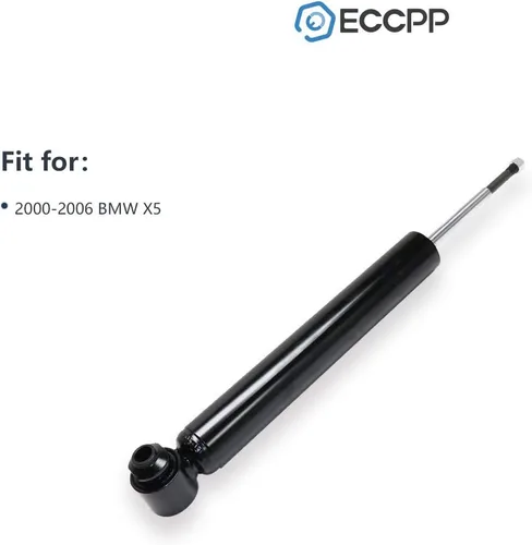 Vista 5 de ECCPP amortiguadores delanteros y traseros para BMW X5 2000-2006, 4 piezas Puntos de choque para BMW X5 Suspensión de reemplazo Amortiguador Strut