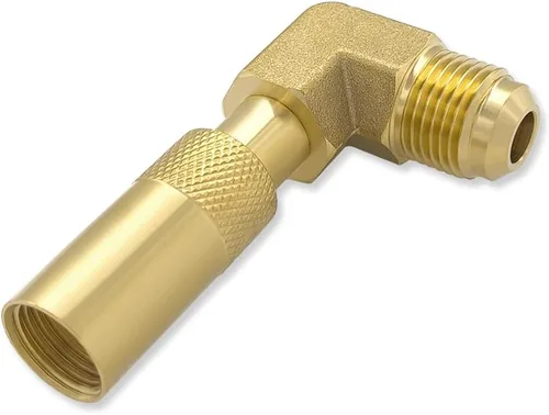 Vista 7 de Hooshing Adaptador de codo de conexión rápida RV de 1/4 de pulgada, ajuste de conversión de baja presión para Blackstone de 17 pulgadas y 22