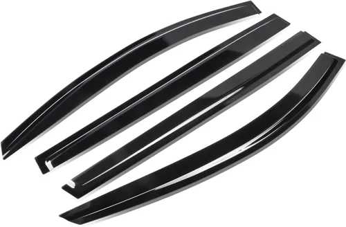 Vista 16 de Auto Dynasty 4 protectores de lluvia con cinta adhesiva para ventana, compatible con Echo 2000-2005 de 4 puertas, protectores de lluvia, deflector