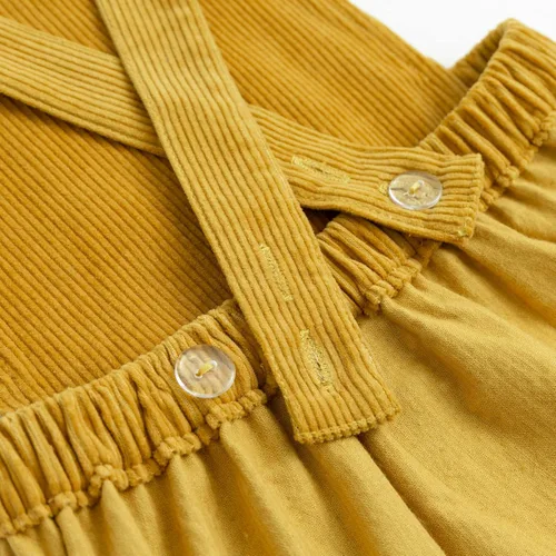 Vista 5 de Simplee kids Vestidos florales de algodón para niñas, mangas con volantes, ropa de niña de verano