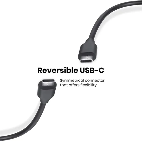 Vista 5 de Perixx PERIPRO-403 - Cable USB tipo C macho a USB-A hembra de 1 pie - Especificaciones USB2.0 para conexión de teclado y mouse con teléfono