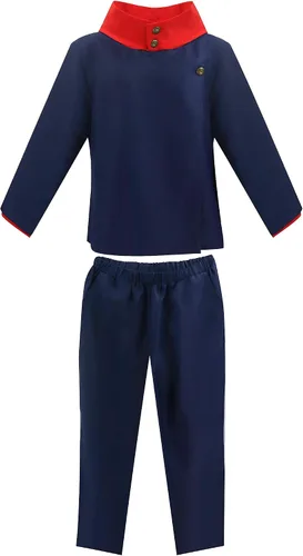 Vista 5 de DAZCOS Talla de EE. UU. Yuji Cosplay Disfraz con capucha Chaqueta Pantalones