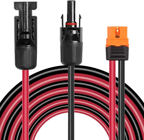 Vista 16 de MOOKEERF Cable solar a XT60i – 2 piezas de panel solar de 2 pies a XT60i adaptador adaptador cable de extensión para estación de energía portátil