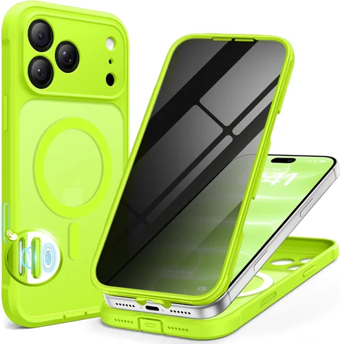 Vista 30 de BERFY for iPhone 12 Pro Max Case, Fit for Magsafe Negro