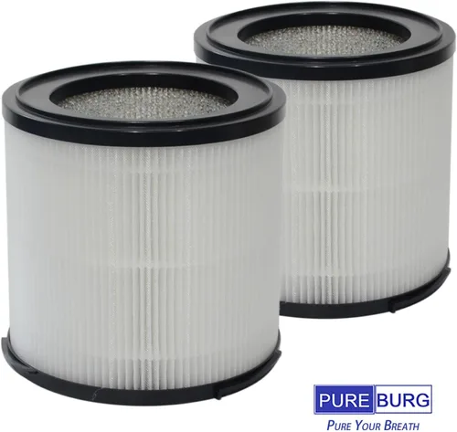 Vista 5 de PUREBURG Filtro de repuesto compatible con Morpilot, Keenstone, ASLOTUS ELITUN Safe-Mate KJ130V1 purificadores de aire, carbón activado HEPA H13
