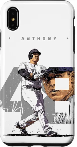 Vista 11 de iPhone 16 Anthony Rizzo Number Portrait Tony New York MLBPA Case
