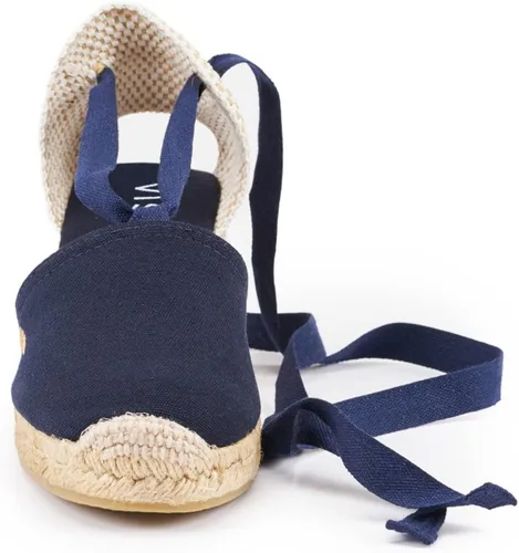 Vista 5 de Viscata Escala Espadrille Canvas Wedges with Sleek Ankle Laces Women's Lace Up shoes Handmade in Spain Organic Cotton Canvas and 100% Natural Jute