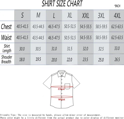 Vista 6 de COEVALS CLUB Men's Western Cowboy Pearl Snap Buttons Two Pockets Casual Plaid Solid Short Sleeve Shirts