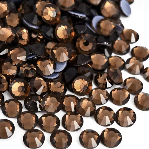 Vista 41 de Jollin Hot Fix - Diamantes de imitación de cristal con parte trasera plana, gemas de diamantes de imitación de 0.079 pulgadas