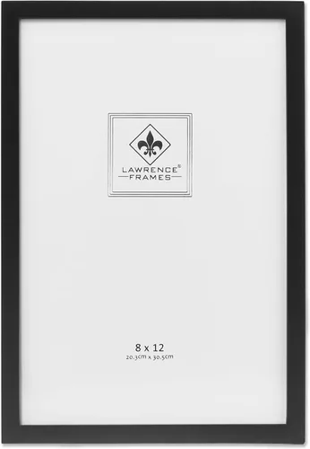 Vista 33 de Lawrence Frames Marco de fotos de madera negra, colección Gallery, 2 x 3 pulgadas, negro