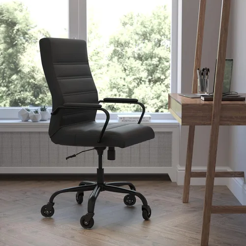 Vista 7 de Flash Furniture Waylon - Juego de 5 ruedas de repuesto de poliuretano transparente para sillas de juegos, negocios y oficina en casa, adecuadas