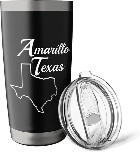 Vista 5 de Amarillo Texas Stainless Steel Insulated Tumbler