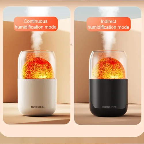 Vista 4 de Mini humidificador portátil, humidificador pequeño de niebla fría, humidificador de escritorio personal USB para dormitorio de bebé, viajes