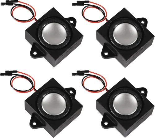 Vista 9 de 4 piezas de altavoz mini de 4 ohmios, 3 vatios, altavoz micro para Arduino con longitud de línea de 11 mm, terminal JST-PH2.0mm de 2 pines