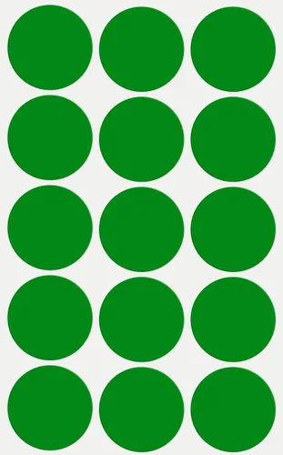 Vista 13 de Royal Green Etiqueta adhesiva redonda – Hojas adhesivas permanentes de 1.25 pulgadas para marcar y etiquetar – Negro (5 hojas – 75 unidades)