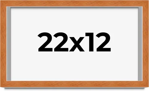 Vista 69 de Marco de 3 x 3 pulgadas de madera maciza de nuez y miel marrón con plexiglás acrílico UV, respaldo de tablero de espuma y accesorios para colgar