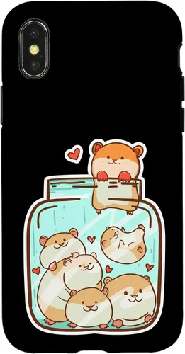 Vista 5 de Hamsters in a Jar Cute Animal Hammy Owner Pet Lover Gift Case for iPhone 17