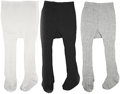 Vista 2 de HLJgift 3 pares de pantalones de algodón para bebés, niñas y niños