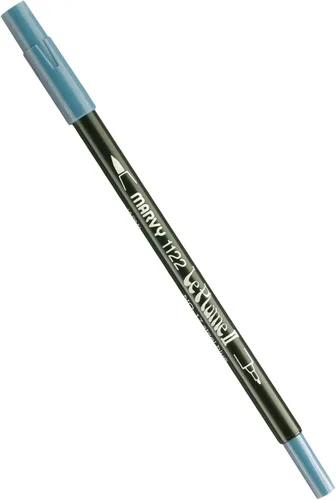 Vista 108 de Uchida 1122-C-3 Marvy Extra Fine Tip Le Plume II Rotulador de doble punta, azul
