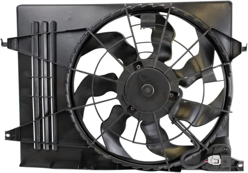 Vista 159 de Conjunto de ventilador de refrigeración dual del radiador TRQ Para Toyota Avalon 2013-2018 Camry 2012-2017 TO3115173