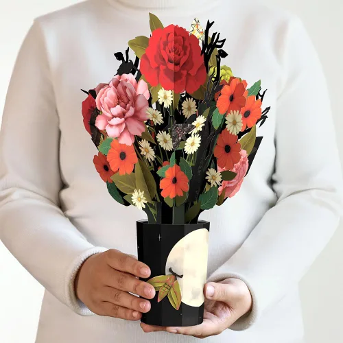 Vista 25 de Lovepop Ramo de Flores de Papel Desenfundable de Todos los Días para Ella y Él - Tarjetas de Felicitación 3D para Niños, Niñas, Hombres, Mujeres