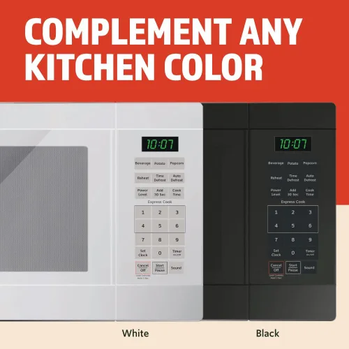 Vista 6 de Hotpoint RES1072DTBB Horno microondas de 0.7 pies cúbicos de capacidad, color negro
