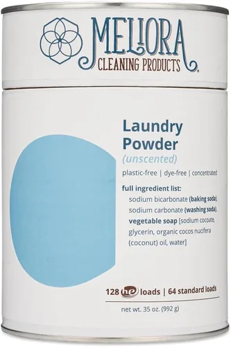 Vista 9 de Meliora Productos de limpieza Detergente en polvo para ropa (128 cargas HE), lavanda