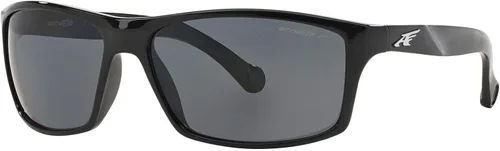 Vista 2 de ARNETTE Gafas de sol rectangulares An4207, NegroGris polarizado., 61 mm