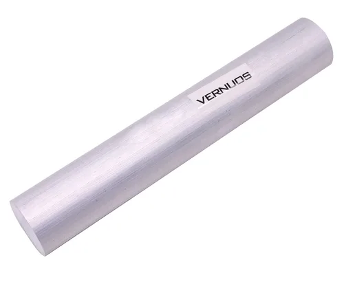 Vista 5 de VERNUOS 2" 6061 aluminio redondo Rod 12" largo, T6511, extruido, 2" diámetro