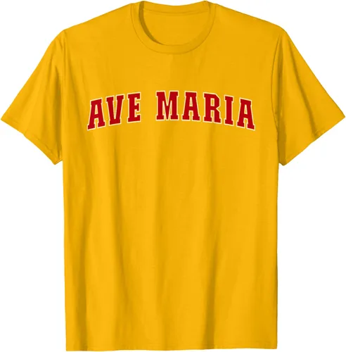 Vista 48 de Ave Maria FL Florida - Camiseta, Negro