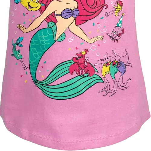 Vista 7 de Disney Minnie Mouse Princess Belle The Little Mermaid Moana Lilo &Stitch Frozen - Camiseta de cumpleaños para niñas pequeñas a niños pequeños
