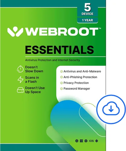 Vista 8 de Webroot Antivirus for PC Gamers 2026 1 Device 1 Year Download + System Performance Optimizer