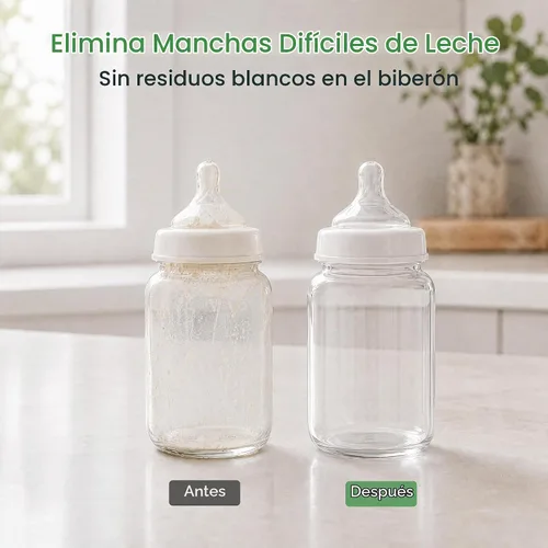 Vista 3 de 150 tabletas para lavar botellas, seguras y sin residuos