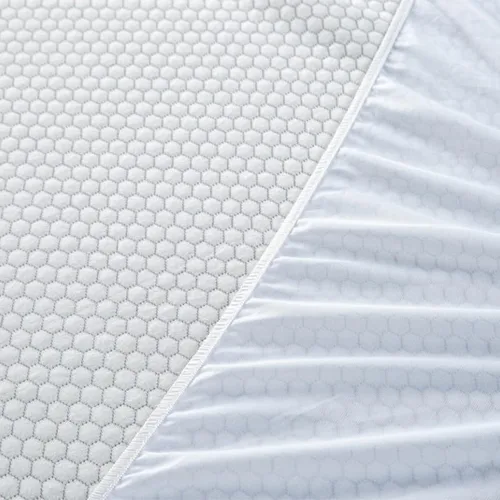 Vista 6 de Protector de colchón impermeable, 100% impermeable y silencioso, funda de colchón de fibra de rayón suave, transpirable, bolsillo profundo de 8 a 14