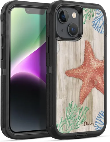 Vista 41 de Head Case Designs Officially Licensed Paul Brent Agate Mermaid Coastal Gel Armor Case [Military Grade Drop Protection] Compatible with Apple iPhone