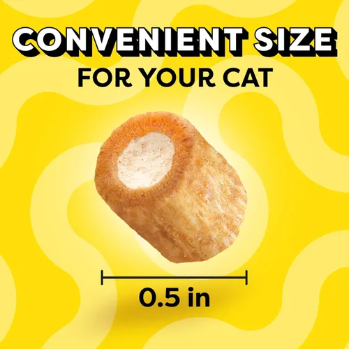Vista 10 de Temptations Tender Fills - Golosinas crujientes y suaves para gatos adultos, sabor a pollo tostado, bolsa de 2.1 onzas (paquete de 12)