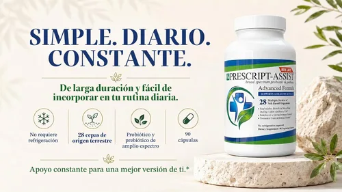 Vista 6 de Prescript-Assist Prebióticos y probióticos para la salud digestiva e inmunológica sin proteína de guisante para una rápida absorción, avanzada a